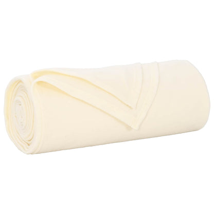 Coperta Crema 270 x 240 cm Panno