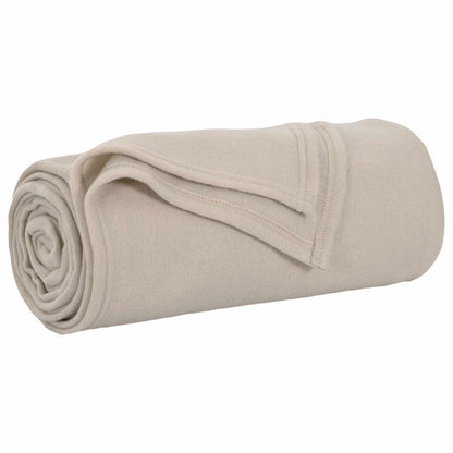 Coperte da Pile 6 pcs Beige 170 x 130 cm Panno