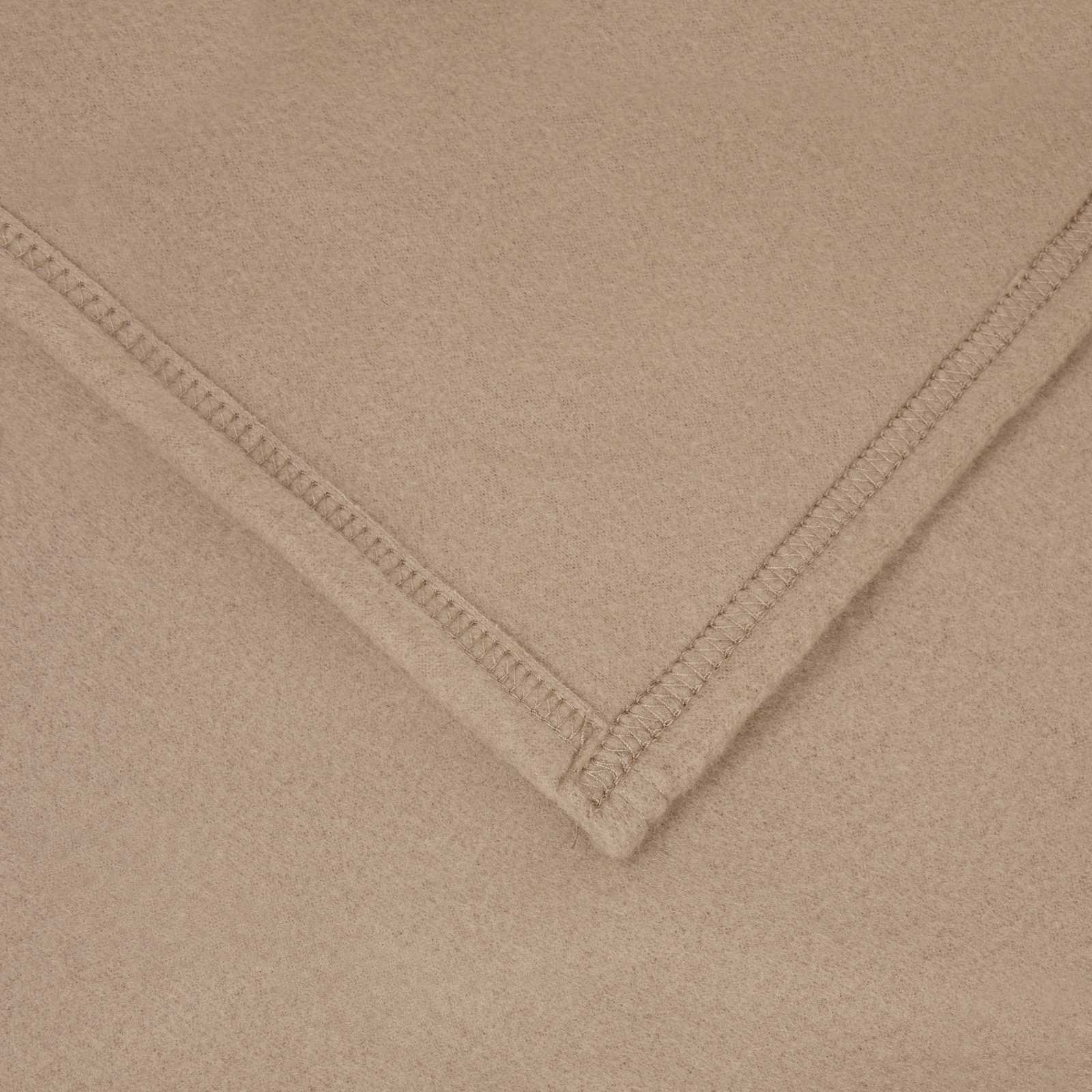Coperte da Pile 6 pcs Cammello 170 x 130 cm Panno | homemem39