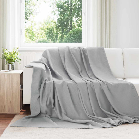 Coperte da Pile 6 pcs Grigio 240 x 220 cm Panno | homemem39