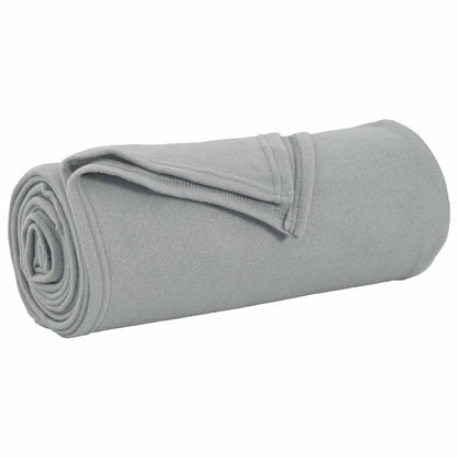 Coperte da Pile 6 pcs Grigio 270 x 240 cm Panno