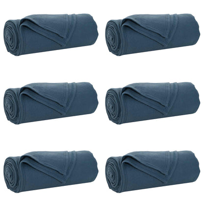 Coperte da Pile 6 pcs Blu navy 270 x 240 cm Panno