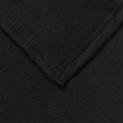 Coperte da Pile 6 pcs Nero 270 x 240 cm Panno