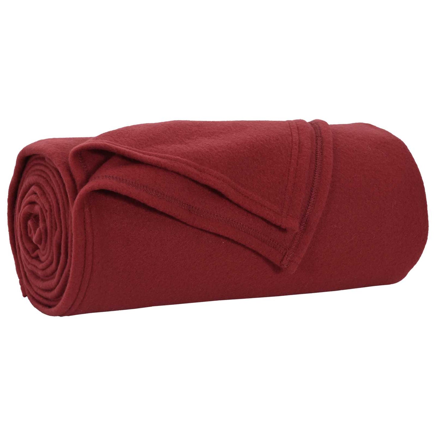 Coperte da Pile 6 pcs Rosso Bordeaux 170 x 130 cm Panno