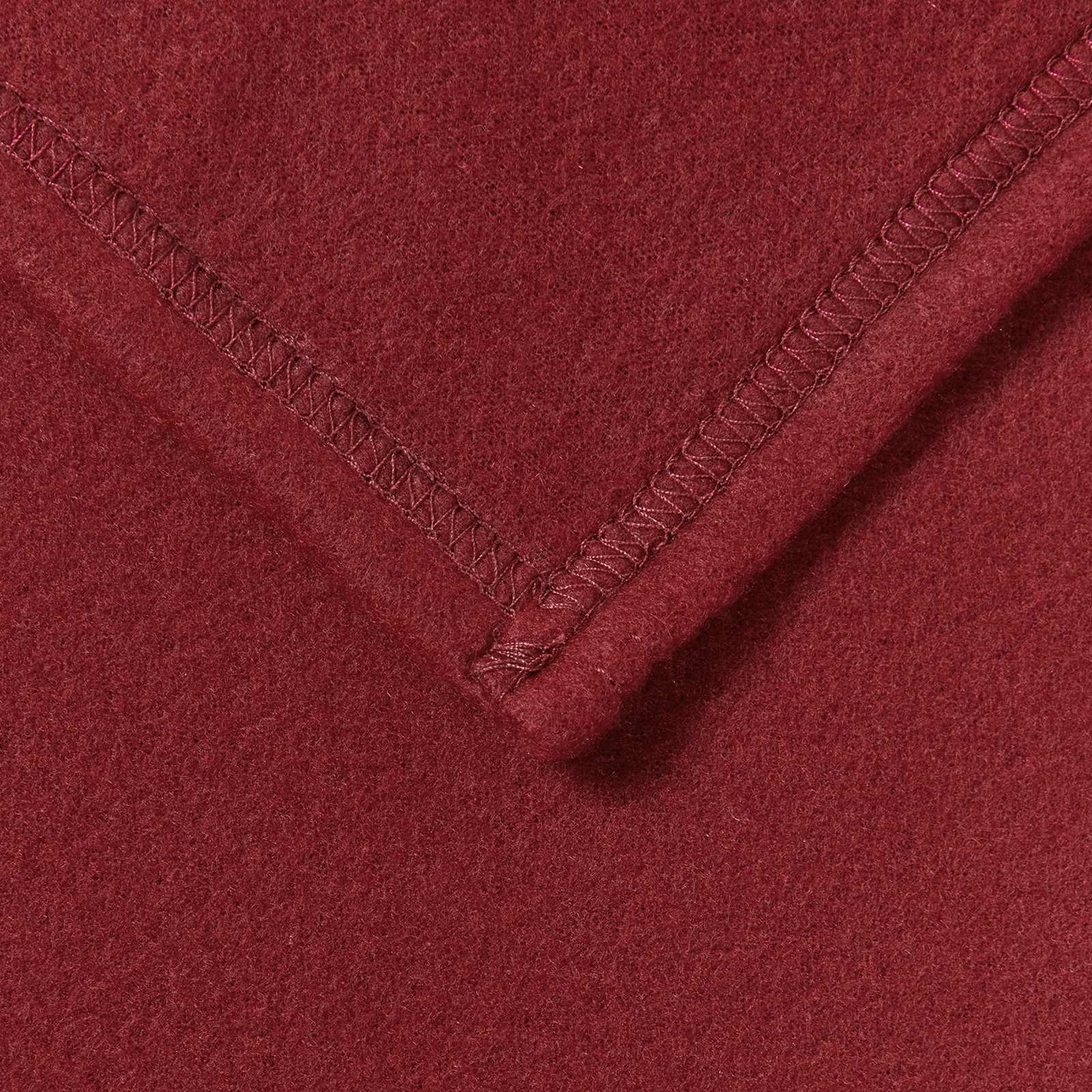 Coperte da Pile 6 pcs Rosso Bordeaux 240 x 220 cm Panno