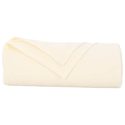 Coperte da Pile 6 pcs Crema 170 x 130 cm Panno