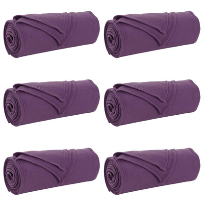 Coperte da Pile 6 pcs Viola 270 x 240 cm Panno | homemem39
