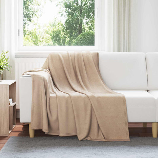 Coperte da Pile 24 pcs Cammello 200 x 150 cm Panno | homemem39