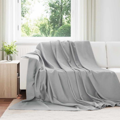 Coperte da Pile 24 pcs Grigio 270 x 240 cm Panno