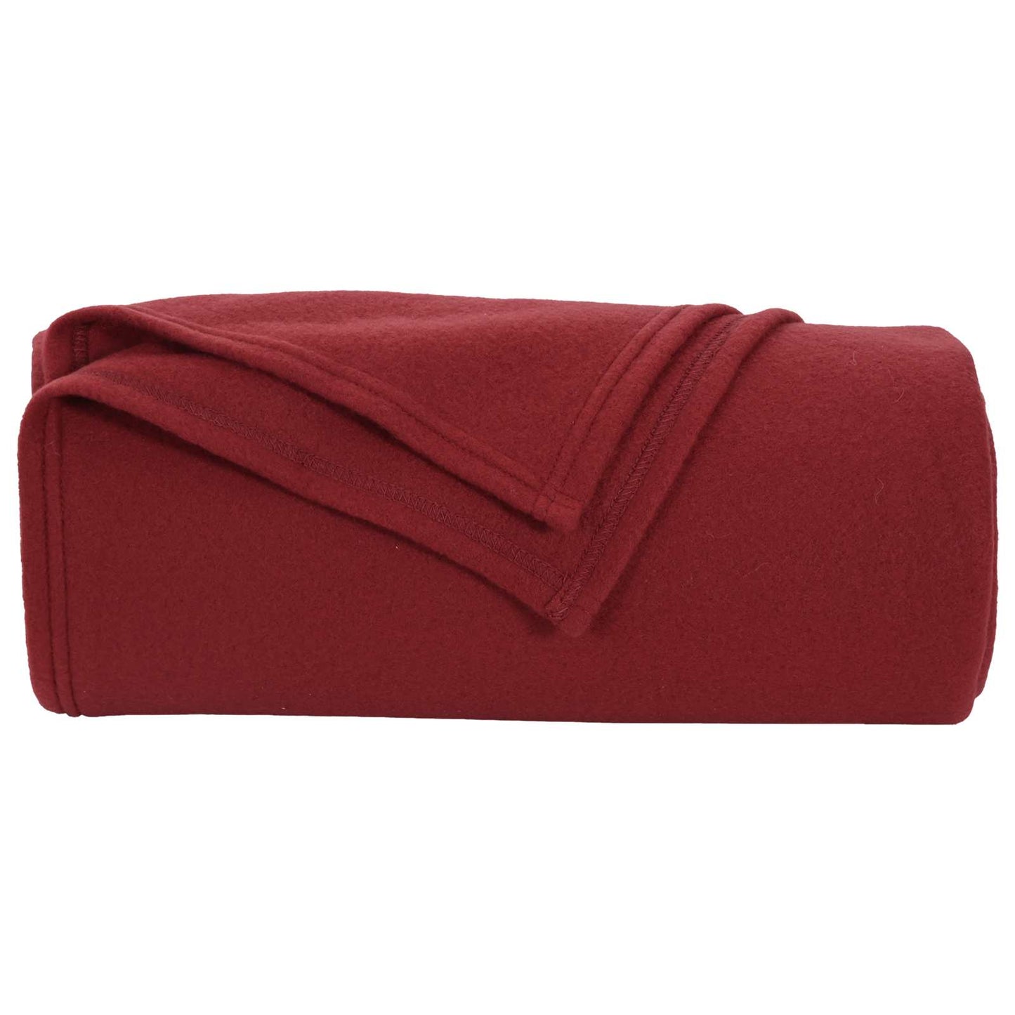 Coperte da Pile 24 pcs Rosso Bordeaux 170 x 130 cm Panno | homemem39
