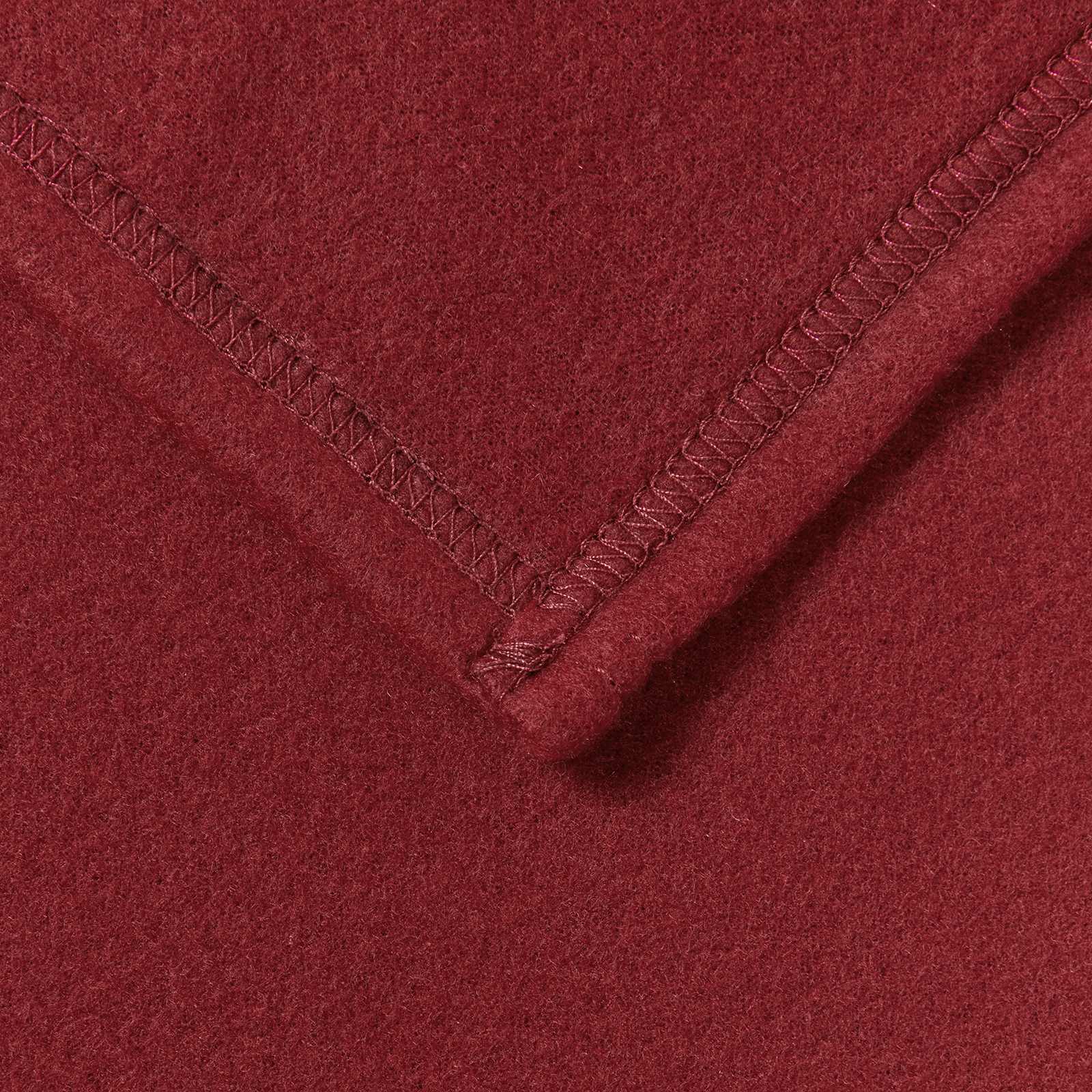 Coperte da Pile 24 pcs Rosso Bordeaux 240 x 220 cm Panno | homemem39