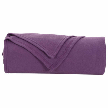 Coperte da Pile 24 pcs Viola 170 x 130 cm Panno