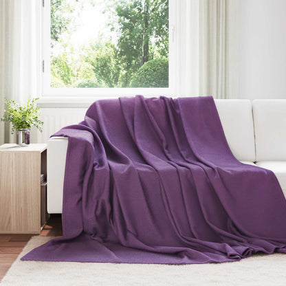 Coperte da Pile 24 pcs Viola 270 x 240 cm Panno