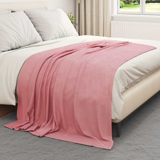 Coperte da Pile 24 pcs Rosa 200 x 150 cm Panno