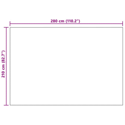 Coperta Crema 280 x 210 cm Panno