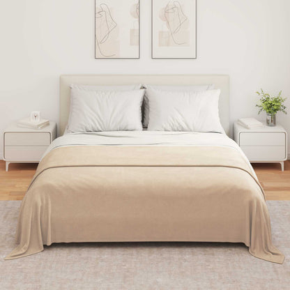 Coperta Cammello 280 x 210 cm Panno