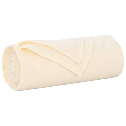 Coperte da Pile 6 pcs Crema 210 x 140 cm Panno | homemem39