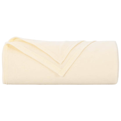 Coperte da Pile 6 pcs Crema 210 x 140 cm Panno