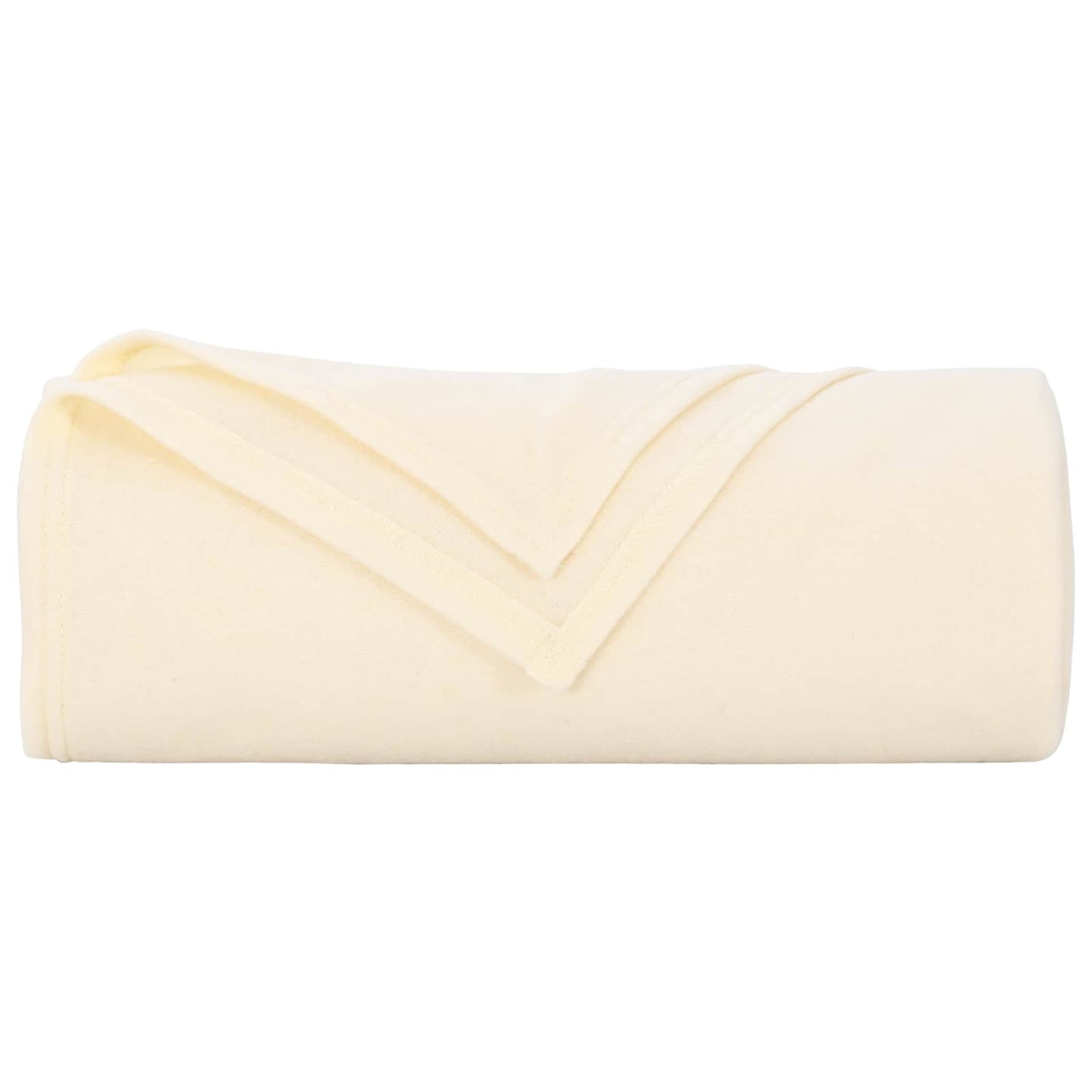 Coperte da Pile 6 pcs Crema 280 x 210 cm Panno | homemem39