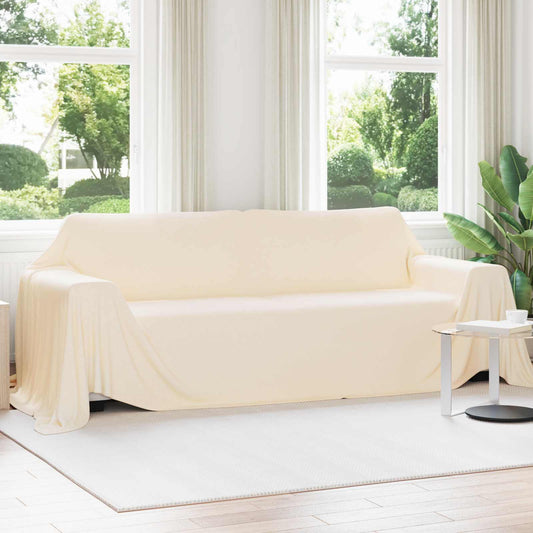 Coperte da Pile 6 pcs Crema 350 x 270 cm Panno | homemem39