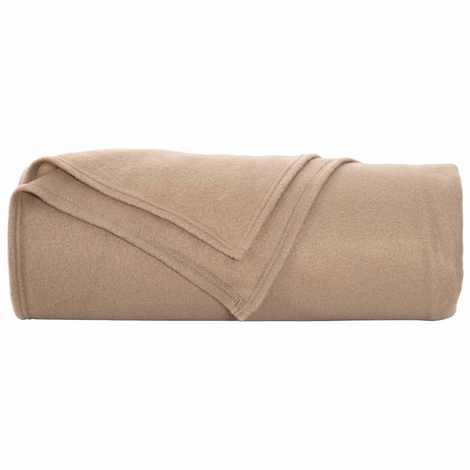 Coperte da Pile 6 pcs Cammello 210 x 140 cm Panno | homemem39