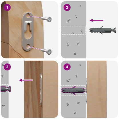 Testiera con testiera Naturale 100 x 55 x 3 cm Rattan