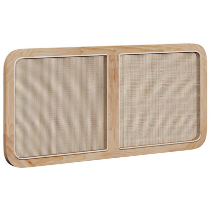 Testiera con testiera Naturale 120 x 55 x 3 cm Rattan
