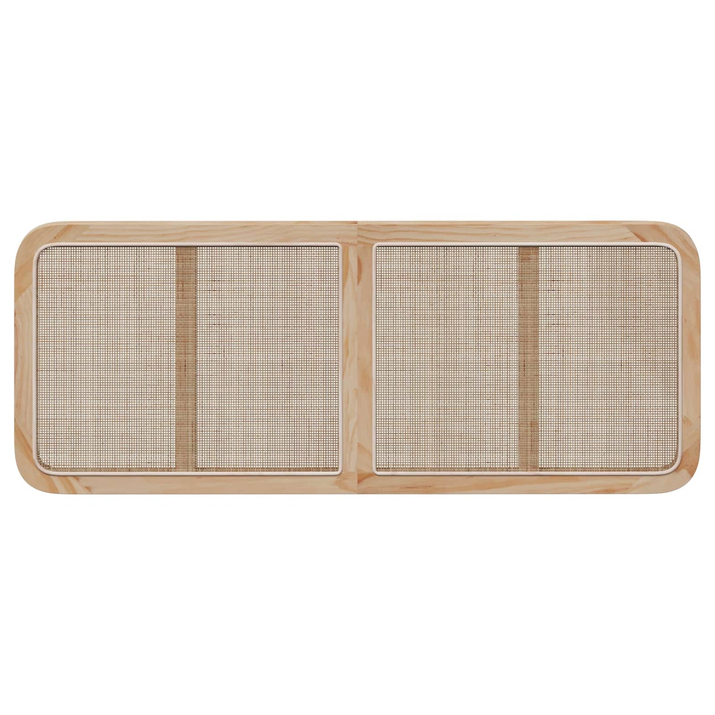 Testiera con testiera Naturale 140 x 55 x 3 cm Rattan