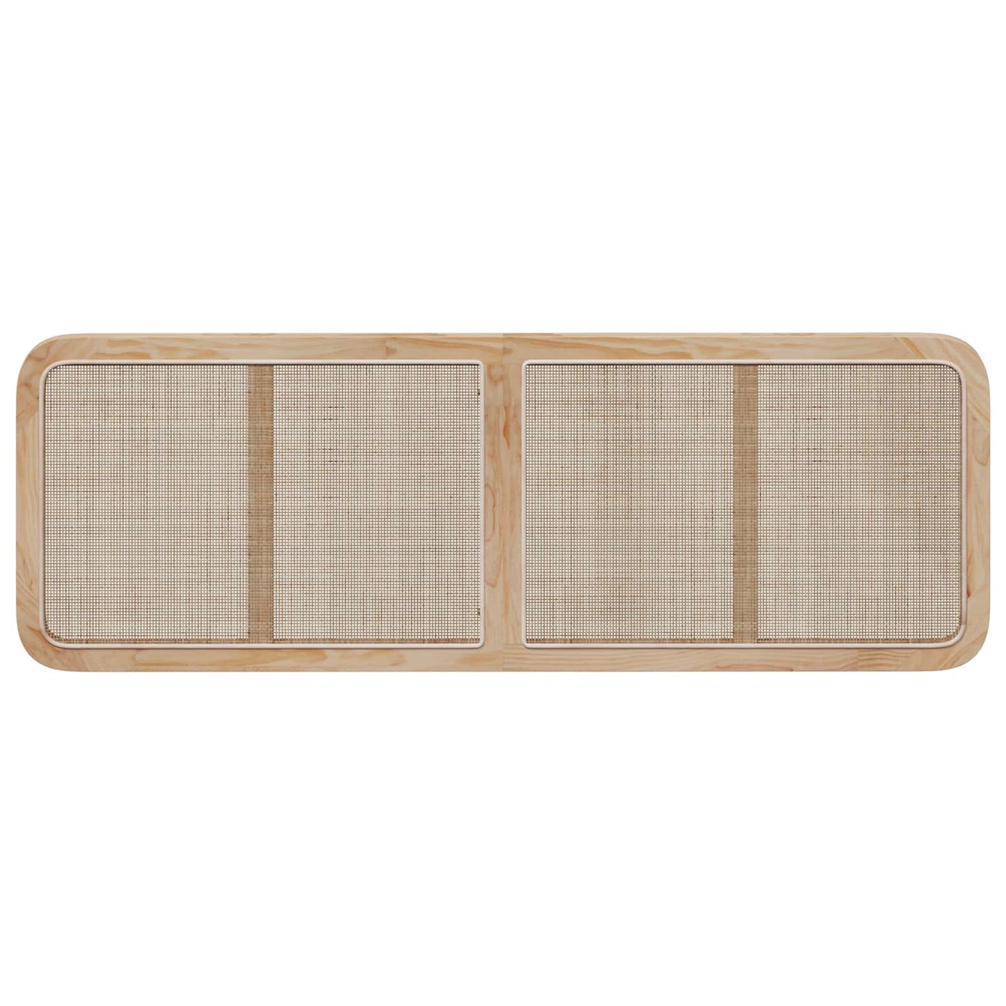 Testiera con testiera Naturale 160 x 55 x 3 cm Rattan