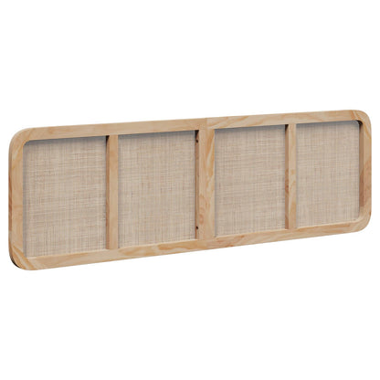 Testiera con testiera Naturale 180 x 55 x 3 cm Rattan