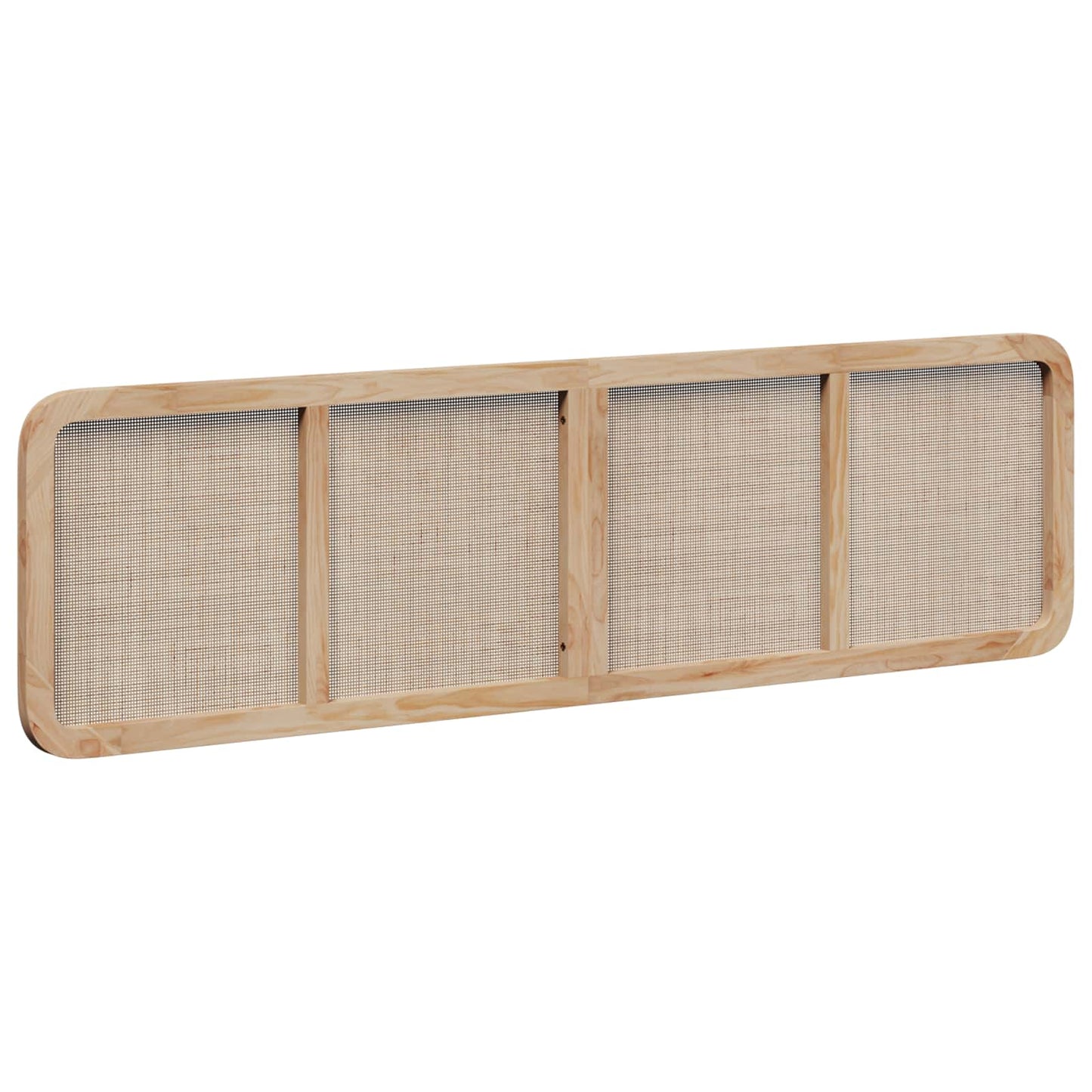 Testiera con testiera Naturale 200 x 55 x 3 cm Rattan