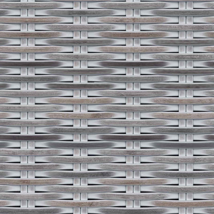 Panchina con contenitore Bianco Lavato 110 x 40 x 50 cm Rattan