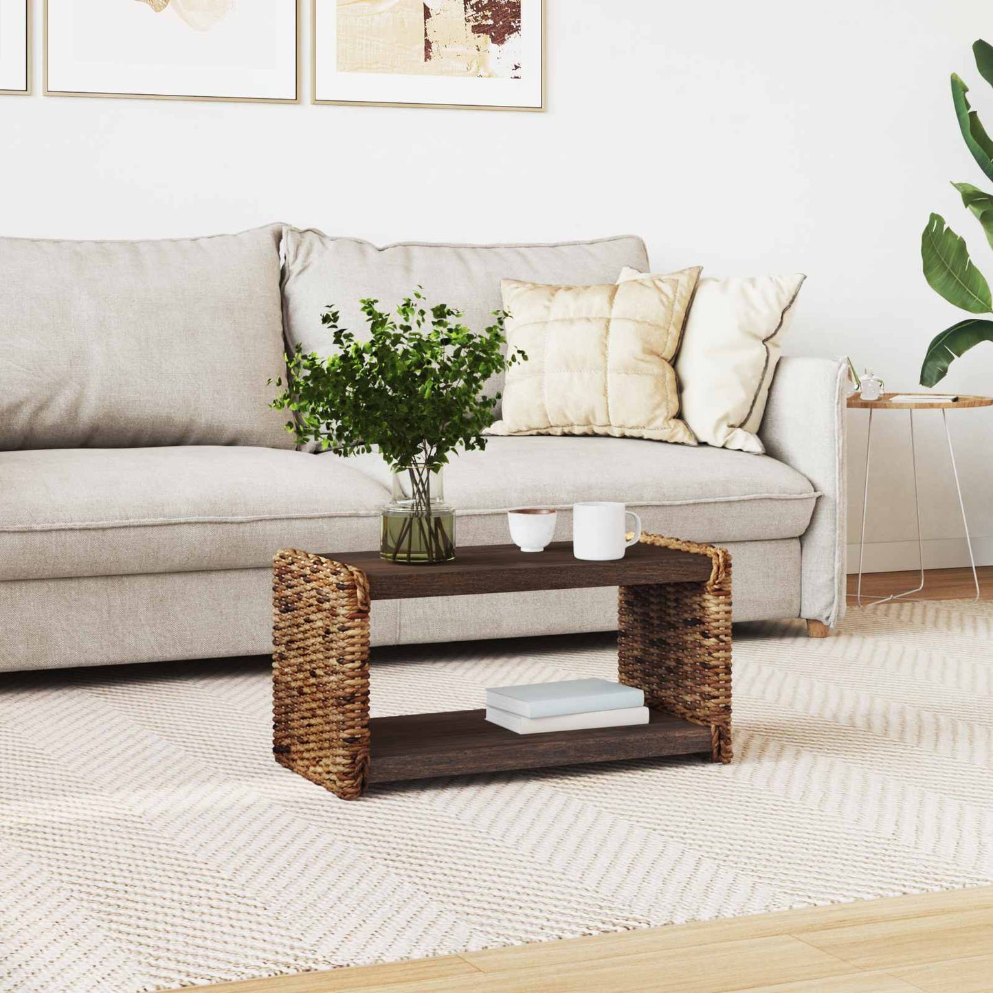 Tavolo laterale Naturale 70 x 35 x 35 cm