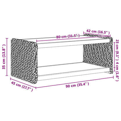 Tavolo laterale Naturale 90 x 45 x 35 cm