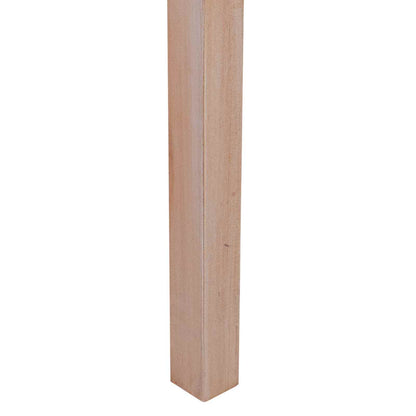 Sedia da pranzo 2 pz Rattan Kubu Bianco Lavato 46 x 55 x 84 cm