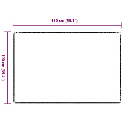 Runner in Moquette Antracite 100 x 150 cm 100% Polipropilene