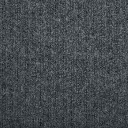 Runner in Moquette Grigio 80 x 500 cm Tessuto