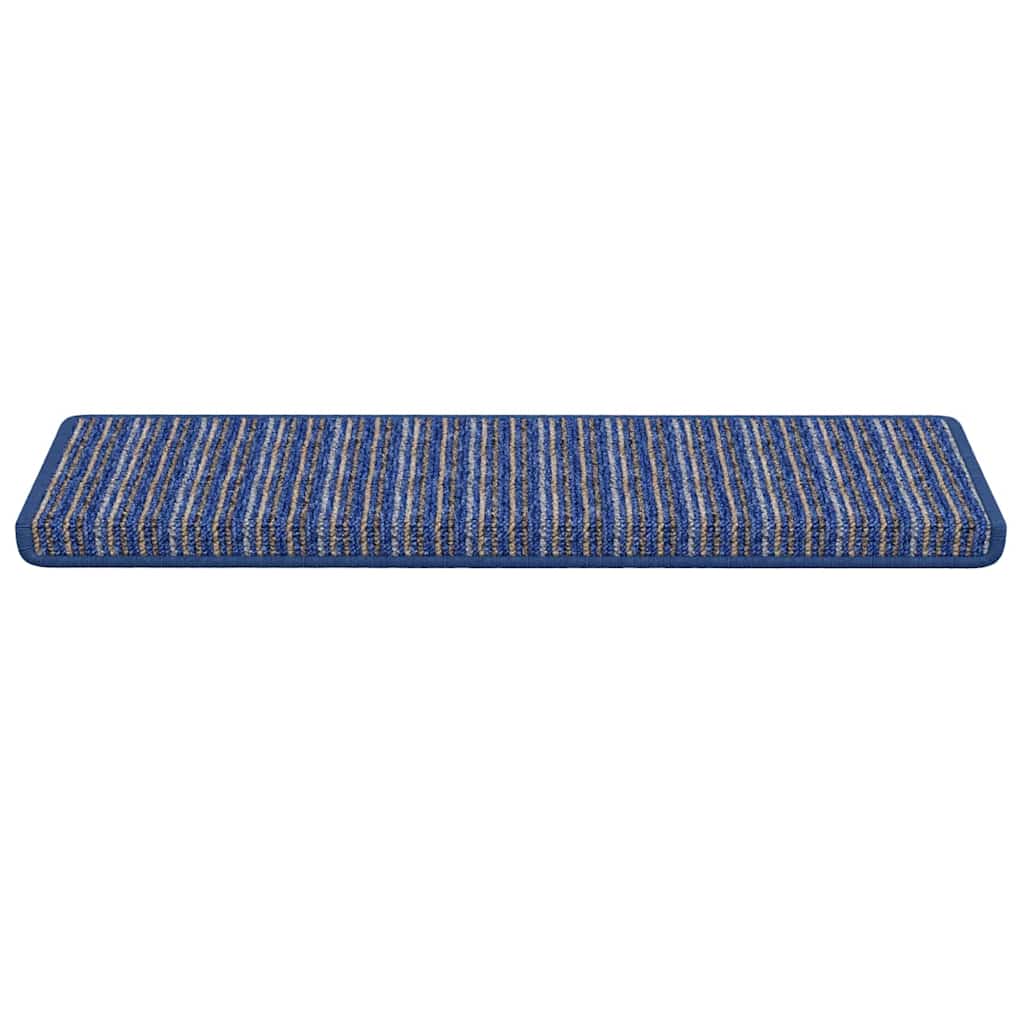 Tappetini per scale autoadesivi 15 pcs Blu 65 x 21 x 4 cm | homemem39