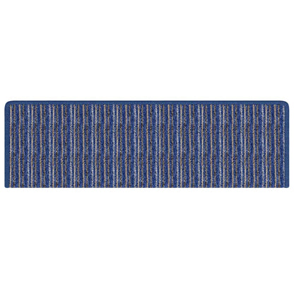 Tappetini per scale autoadesivi 15 pcs Blu 65 x 21 x 4 cm | homemem39