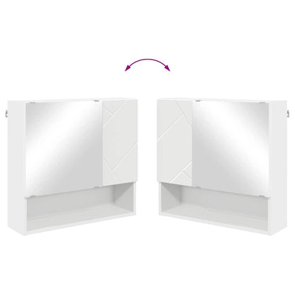 Set di mobili per il bagno Montaggio a parete 2 pcs Bianco | homemem39
