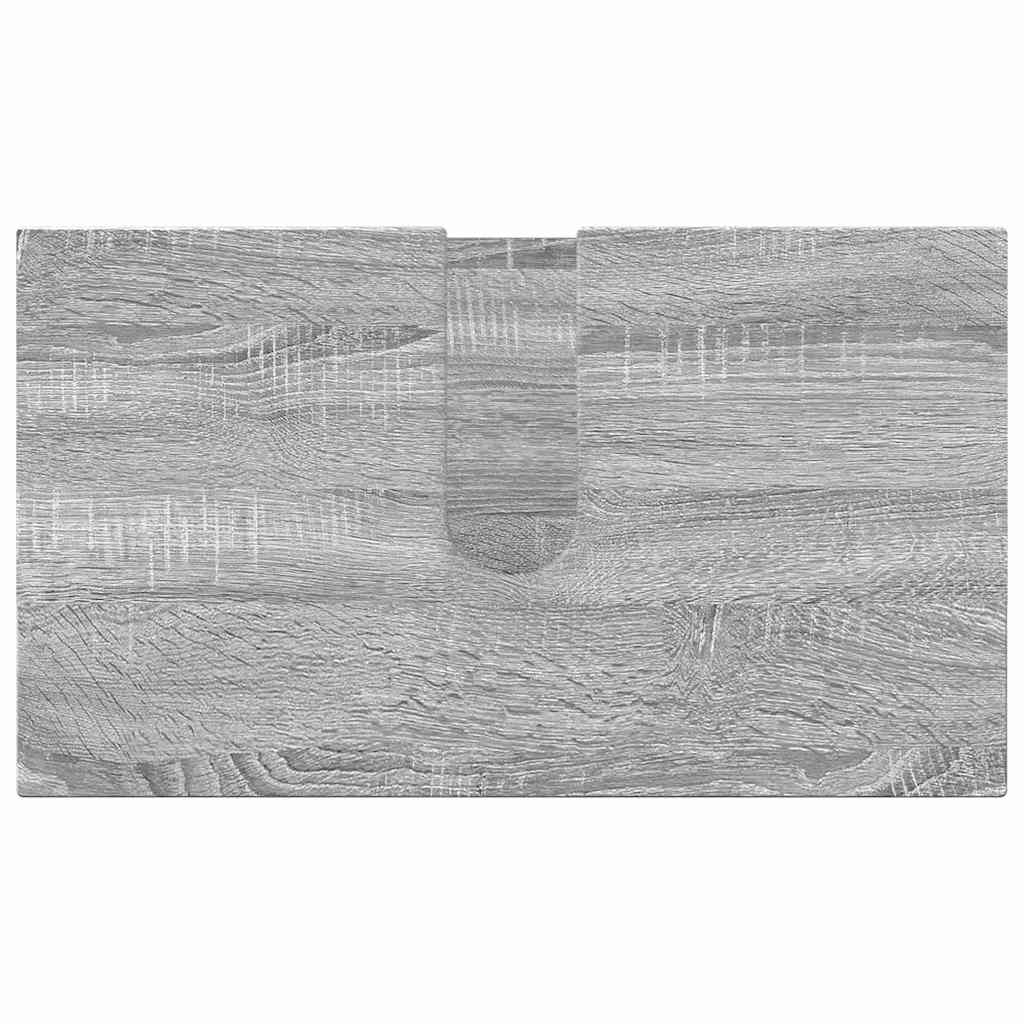 Set di mobili per il bagno 2 pz Grigio Sonoma 61 x 35 x 64 cm | homemem39