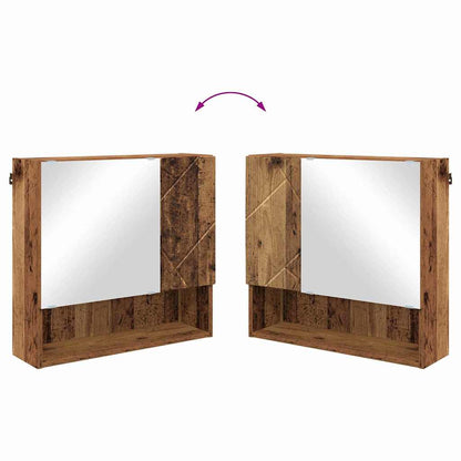 Set di mobili per il bagno 2 pz Legno vecchio 61 x 35 x 64 cm | homemem39