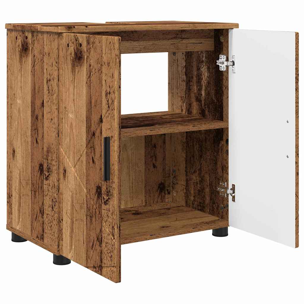 Set di mobili per il bagno 3 pz Legno vecchio 61 x 35 x 64 cm | homemem39