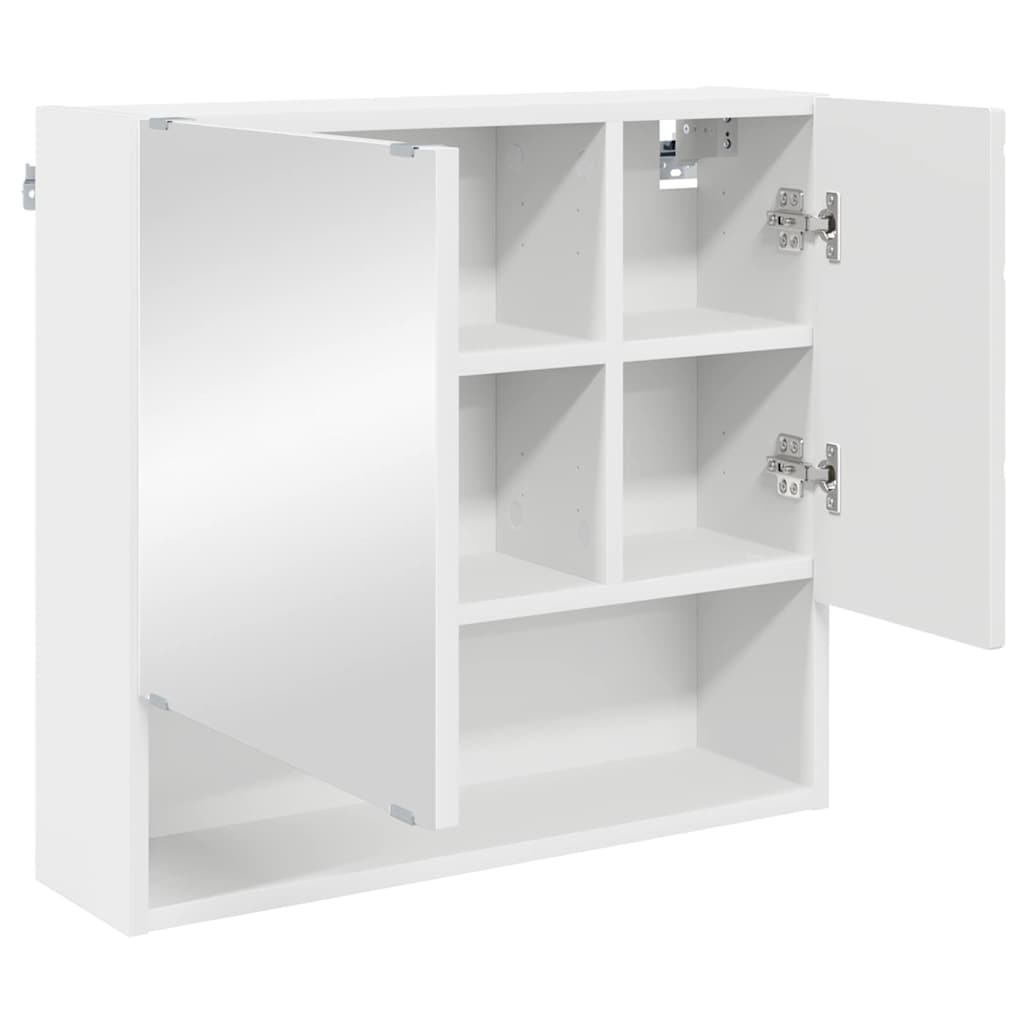 Set di mobili per il bagno con cassetto con porta 3 pcs Bianco | homemem39