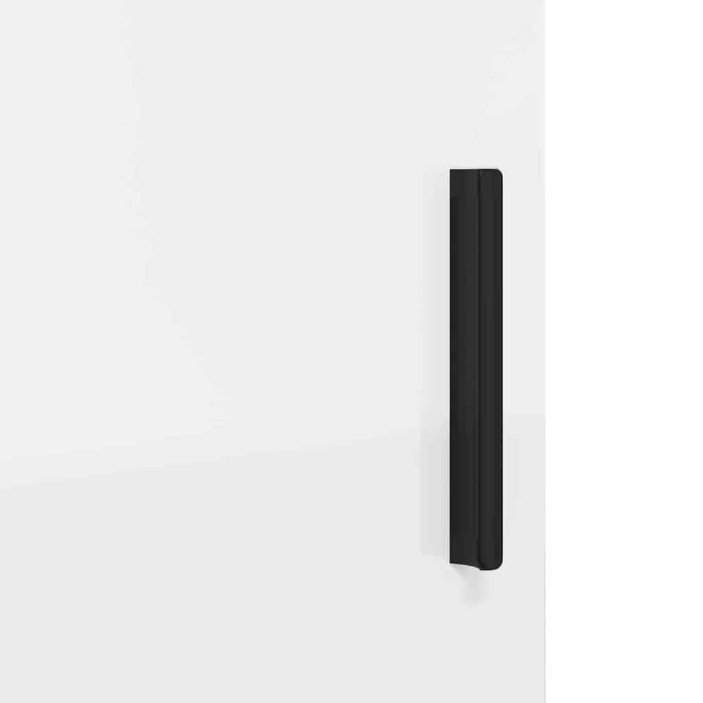 Set di mobili per il bagno con cassetto 3 pcs Bianco Lucido | homemem39