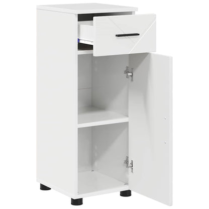 Set di mobili per il bagno con cassetto 3 pcs Bianco Lucido | homemem39