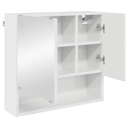 Set di mobili per il bagno con cassetto 3 pcs Bianco Lucido | homemem39