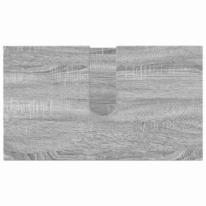 Set di mobili per il bagno 3 pz Grigio Sonoma 61 x 35 x 64 cm | homemem39