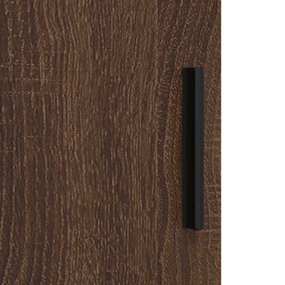 Set di mobili per il bagno con cassetto 3 pcs Rovere Marrone | homemem39