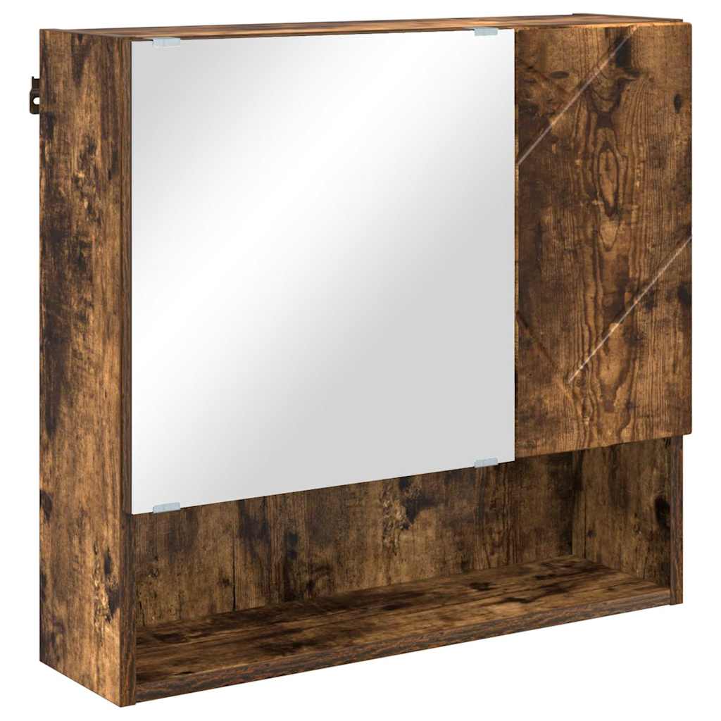 Set di mobili per il bagno 4 pz Rovere fumé 61 x 35 x 64 cm